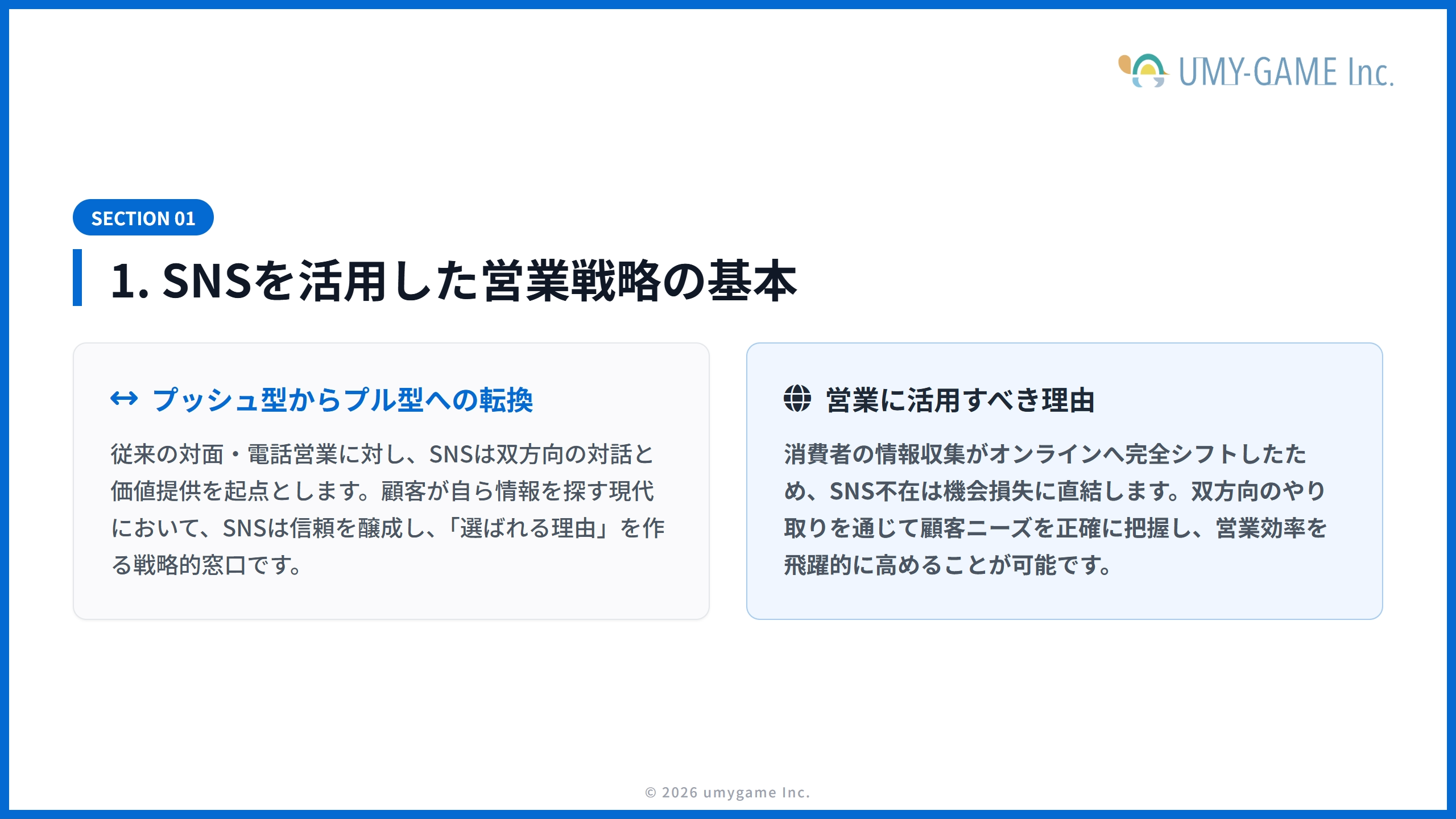 1. SNSを活用した営業戦略の基本