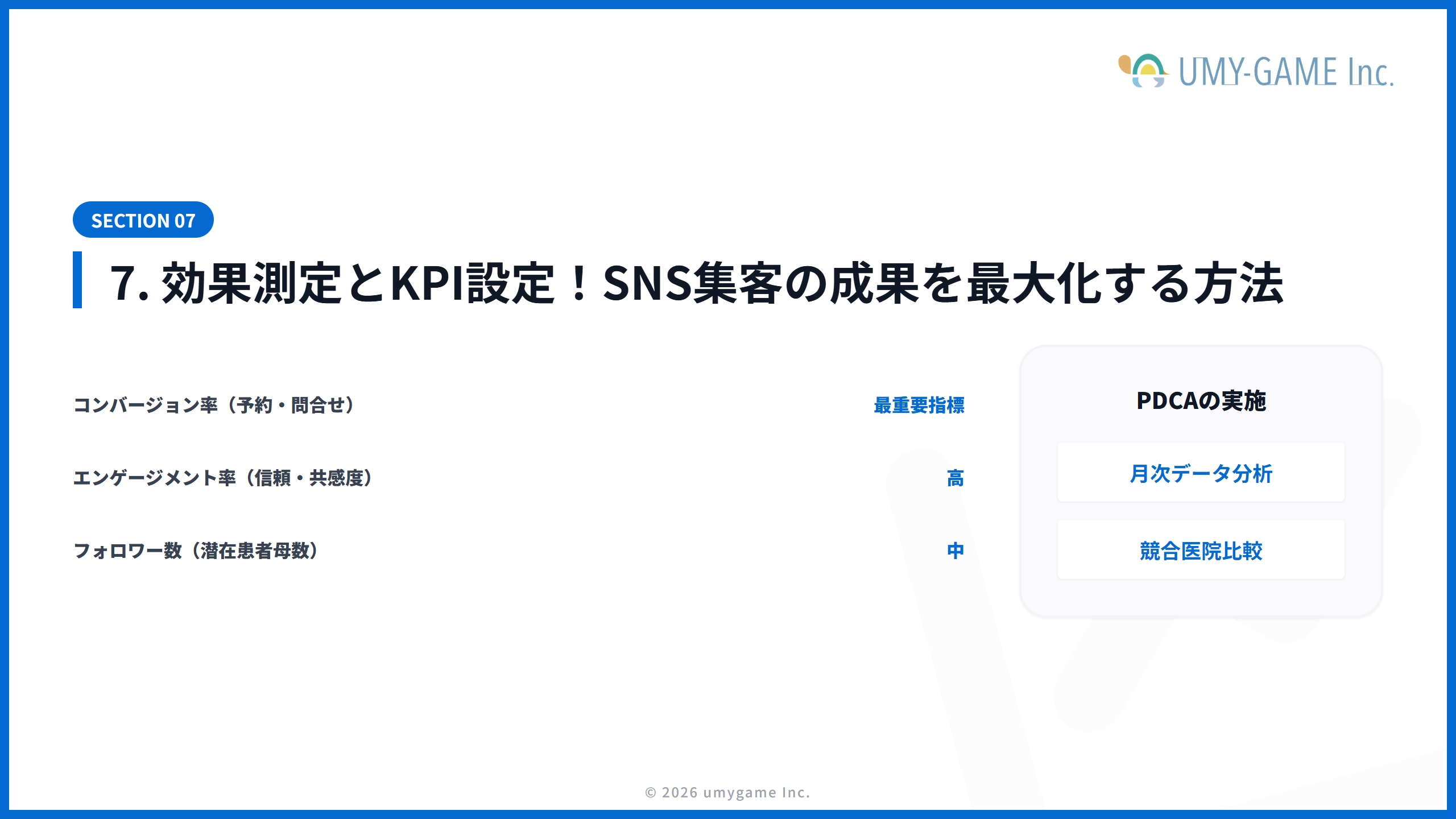 7. 効果測定とKPI設定！SNS集客の成果を最大化する方法
