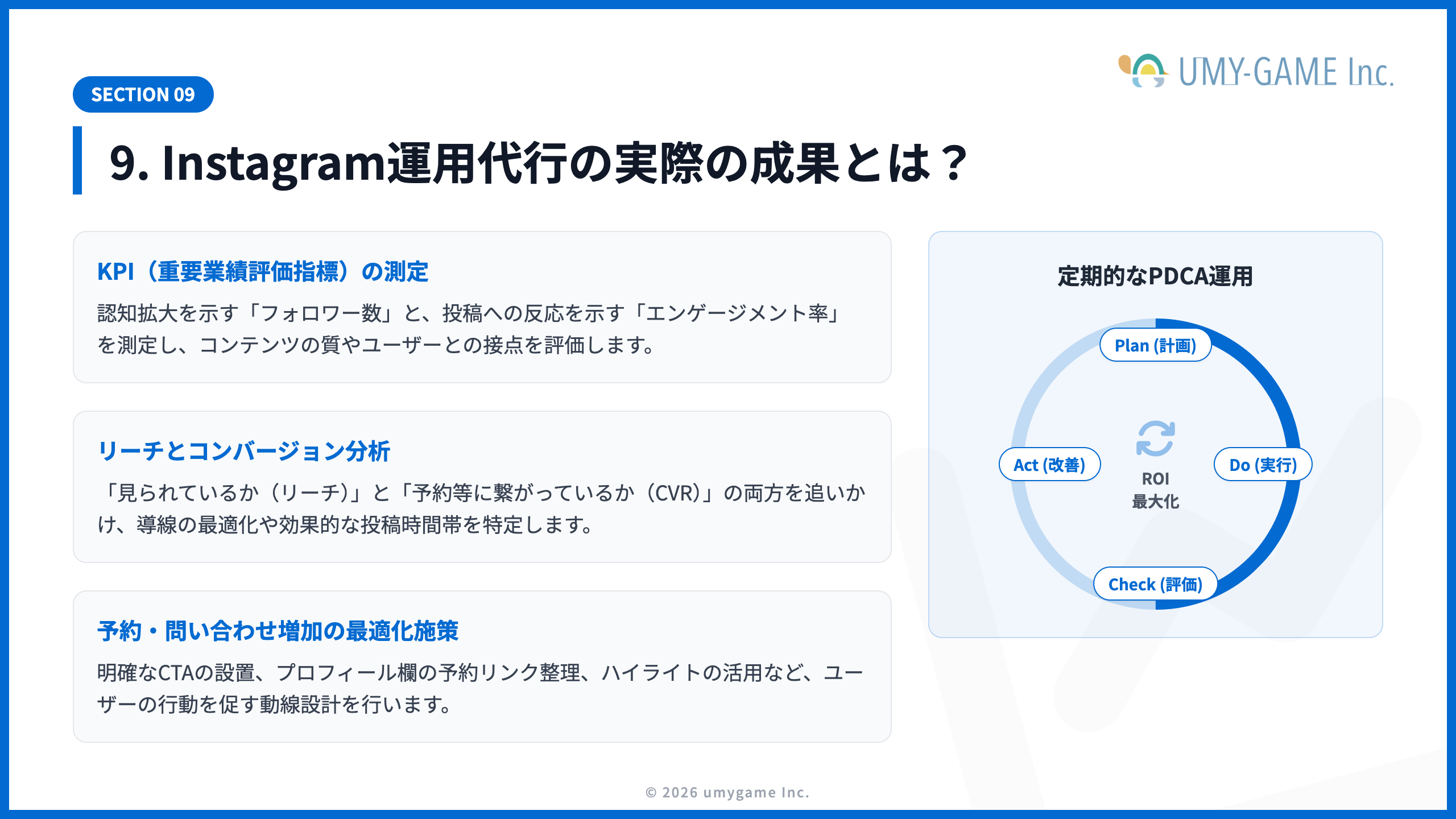9. Instagram運用代行の実際の成果とは？費用対効果の分析と運用改善ポイント