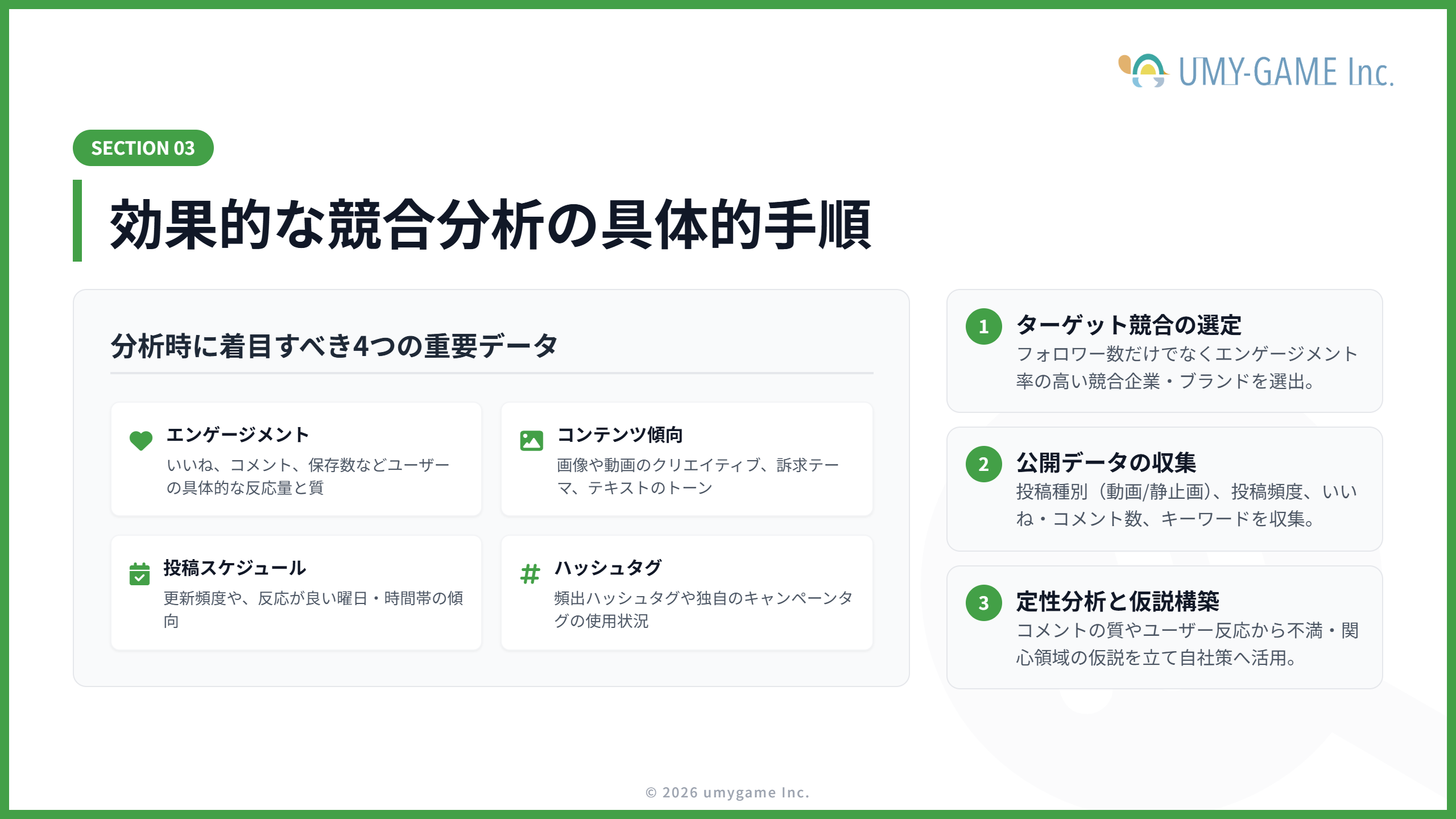 効果的な競合分析の具体的手順