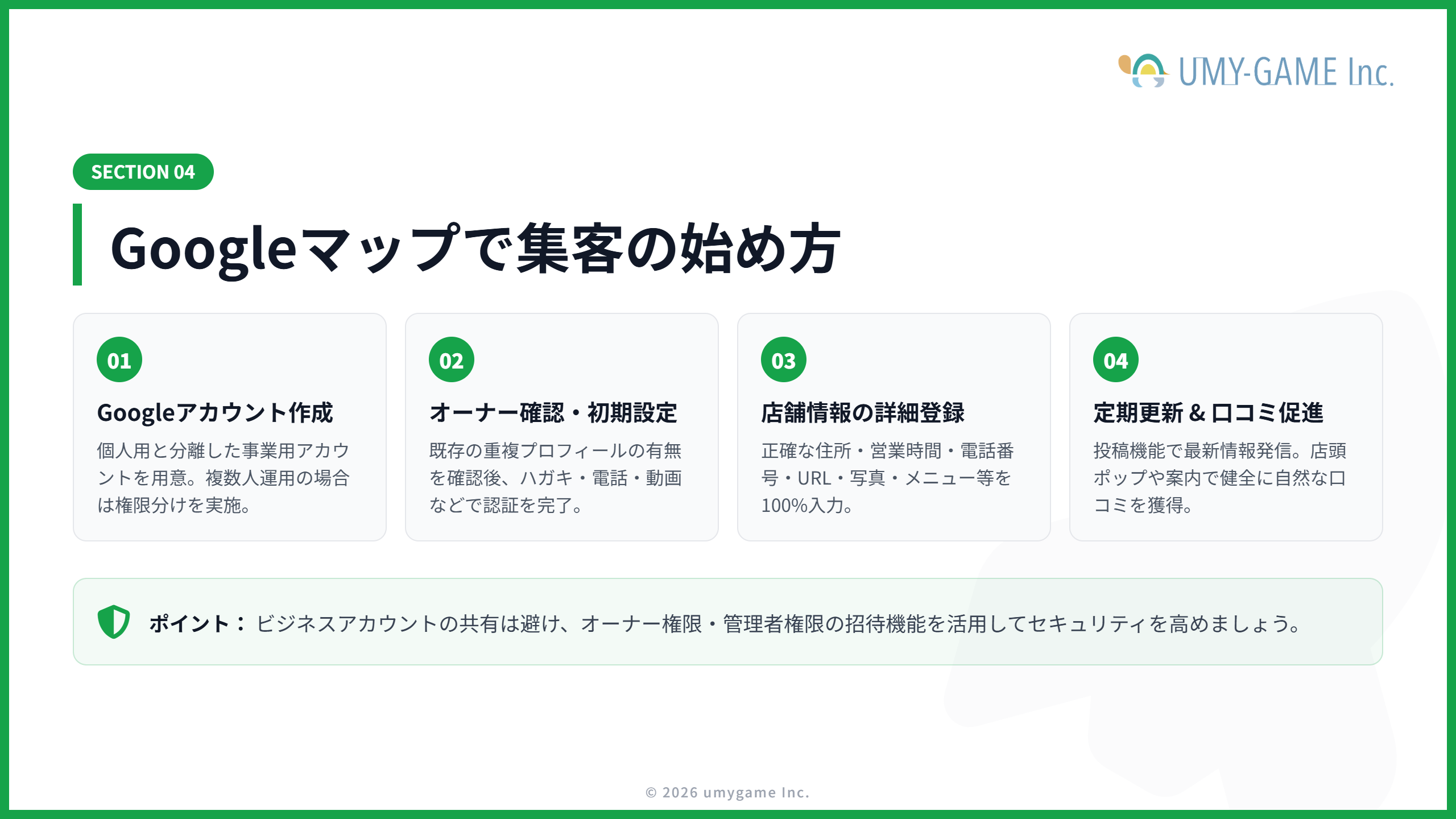 Googleマップで集客の始め方