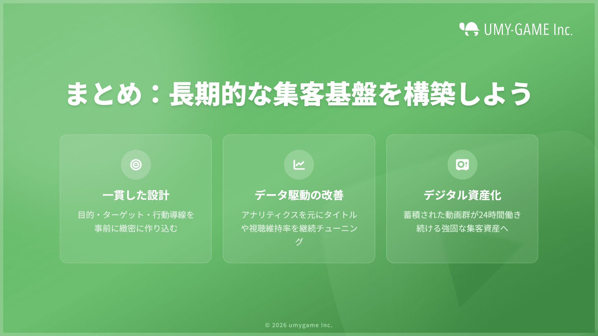 まとめ:YouTubeで長期にわたる集客を実践しよう