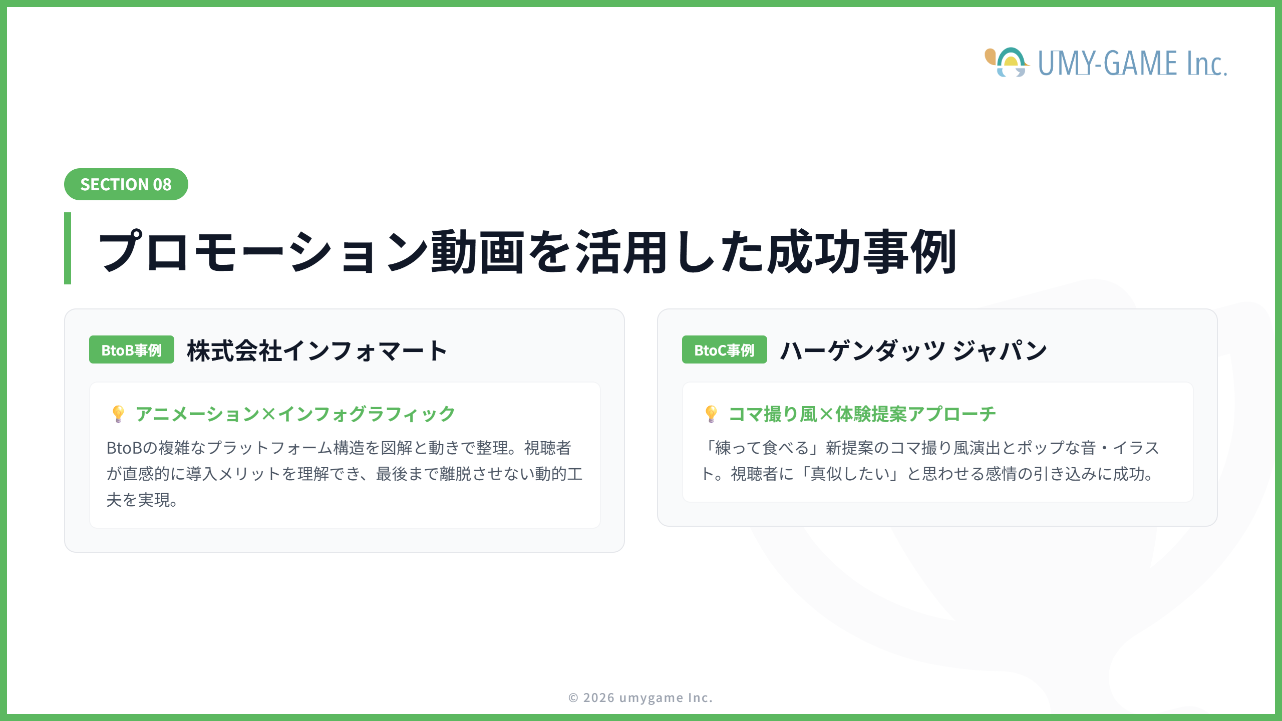 プロモーション動画を活用した成功事例