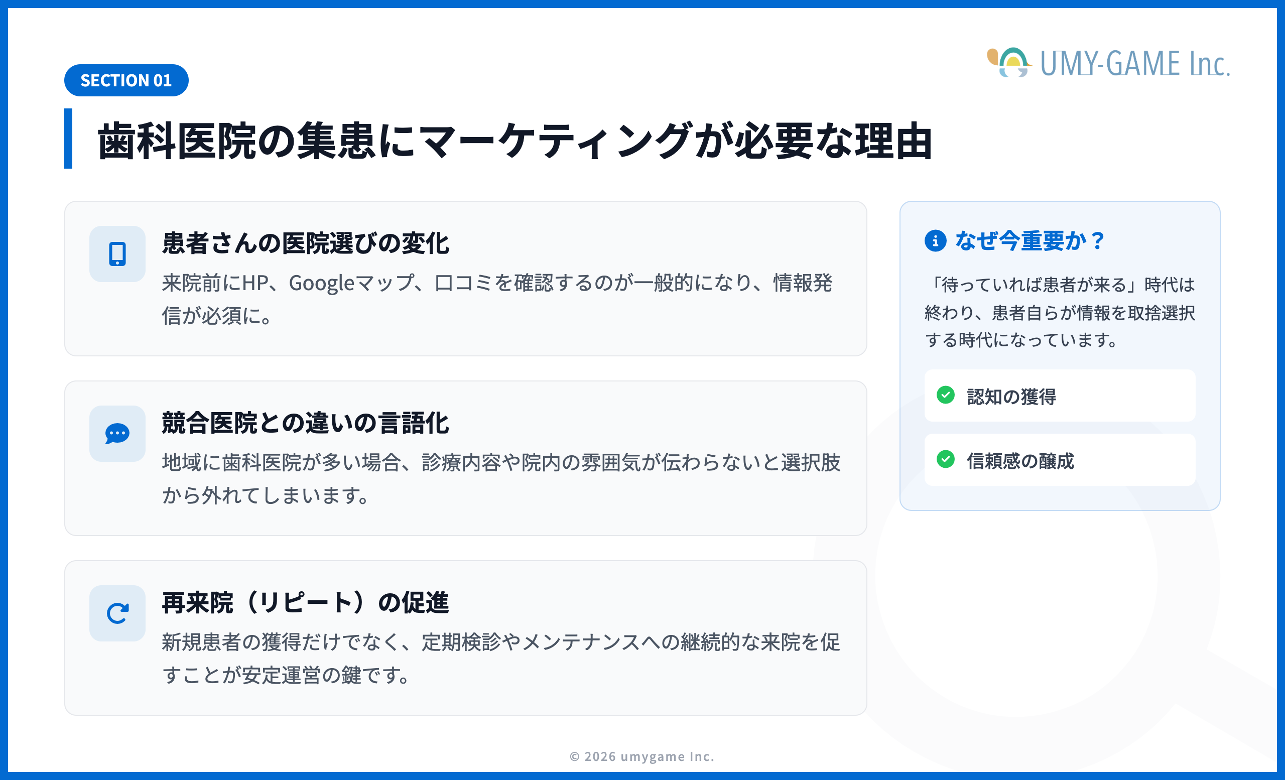 歯科医院の集患にマーケティングが必要な理由