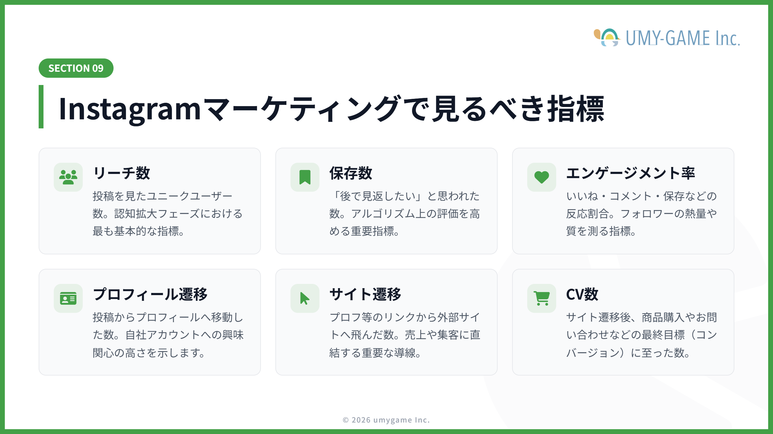 Instagramマーケティングで見るべき指標