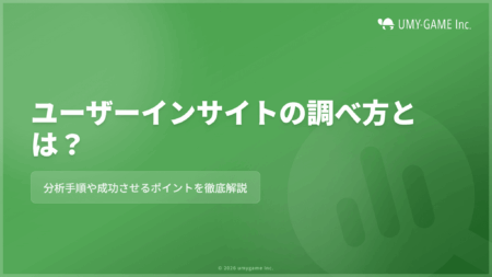ユーザーインサイトの調べ方とは?分析手順や成功させるポイントを解説